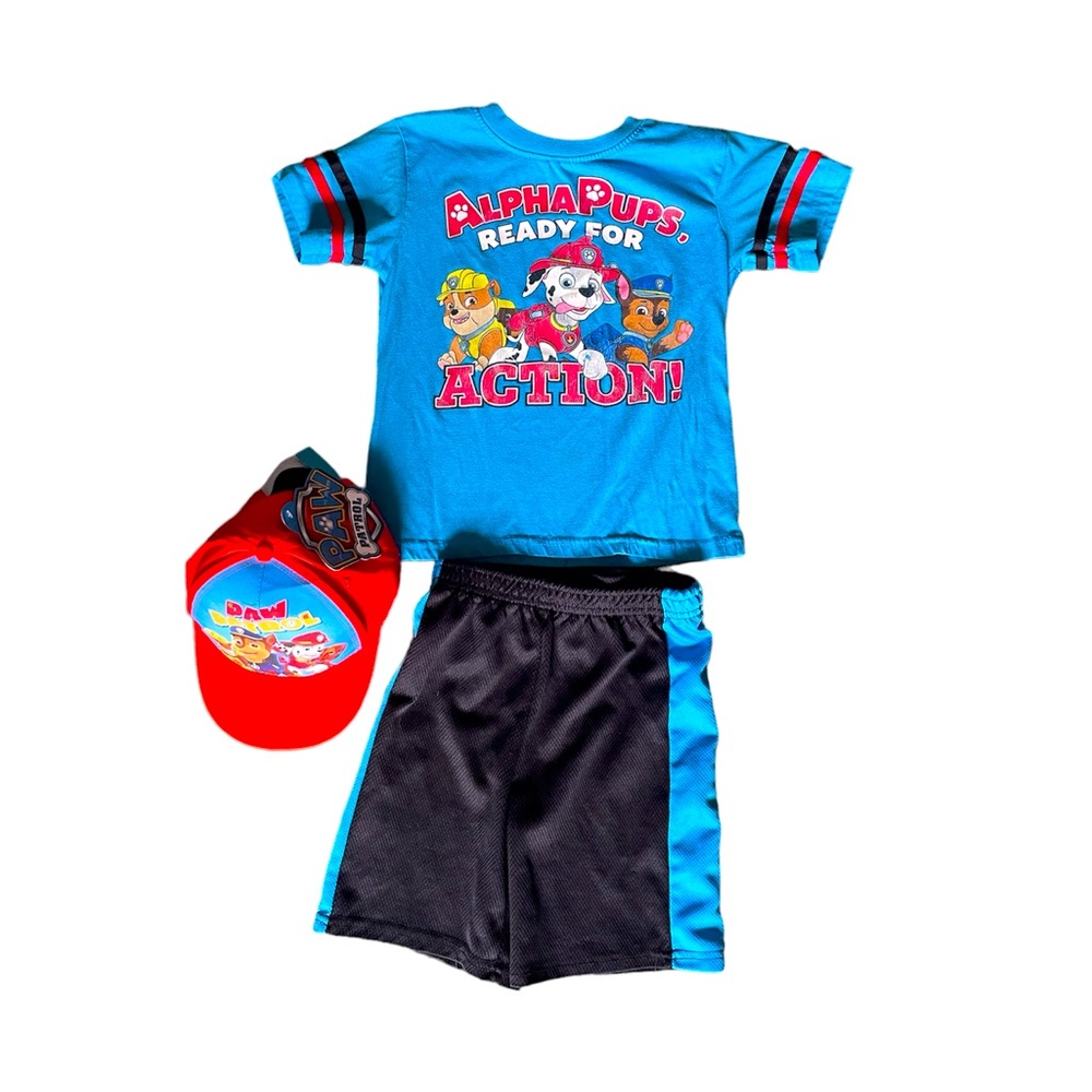 BOGO Paw Patrol set - hat is BNWT - 6T but fits like a 5T so I am listing it 5T